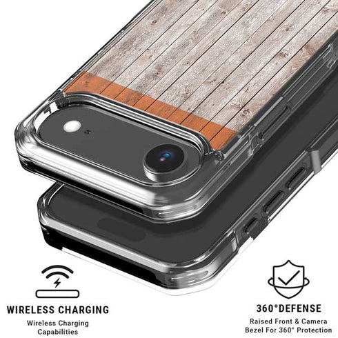 Ireland Flag Dark Wood iPhone 17 Air MagSafe Case